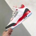 Air Jordan 3 AJ3 High Running Shoes-White/Red-847345