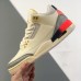 Air Jordan 3 AJ3 High Running Shoes-Khkai/Gray-9439950