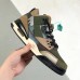 Air Jordan 3 AJ3 High Running Shoes-Green/Brown-2028404