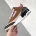 Air Jordan 3 AJ3 High Running Shoes-Brown/Pink-2548629