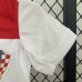 2024 Kids Croatia Home Kids White Jersey Kit short sleeve (Shirt + Short)-4857367