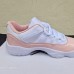 Air Jordan 11 AJ11 Women Running Shoes-White/Pink-8418685