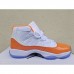 Air Jordan 11 AJ11 High Running Shoes-White/Orange-1839704