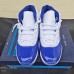 Air Jordan 11 AJ11 High Running Shoes-White/Blue-973266