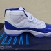 Air Jordan 11 AJ11 High Running Shoes-White/Blue-973266