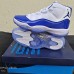 Air Jordan 11 AJ11 High Running Shoes-White/Blue-973266