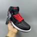 Air Jordan 1 AJ1 High Running Shoes-Black/White-4090281