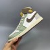 Air Jordan 1 AJ1 High Running Shoes-White/Green-9179830