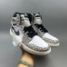 Air Jordan 1 AJ1 High Running Shoes-White/Gray-4248386