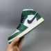 Air Jordan 1 AJ1 High Running Shoes-White/Green-2611599