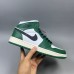 Air Jordan 1 AJ1 High Running Shoes-White/Green-2611599