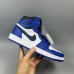 Air Jordan 1 AJ1 High Running Shoes-Blue/White-926528