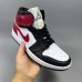 Air Jordan 1 AJ1 High Running Shoes-White/Red-6205705