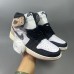 Air Jordan 1 AJ1 High Running Shoes-White/Black-9391054