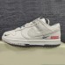 SB Dunk Low Running Shoes-White/Gray-4194410