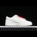 SB Dunk Low Running Shoes-White/Red-9157880