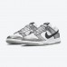 SB Dunk Low“Shimmer”Running Shoes-Silver/White-9638940