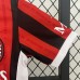 24/25 Kids AC Milan Home Kids Red Black Jersey Kit short sleeve (Shirt + Short)-9545477