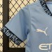 24/25 Kids Manchester City Home Kids Blue Jersey Kit short sleeve (Shirt + Short)-5638531