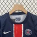 24/25 Kids Paris Saint-Germain PSG Home Kids Navy Blue Red Jersey Kit short sleeve (Shirt + Short)-8387176