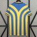 Retro 97/98 Malaga Away Blue Yellow Jersey Version Short Sleeve-7328603