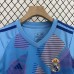 24/25 Kids Goalkeeper Real Madrid Blue Kids Jersey Kit short sleeve (Shirt + Short)-3706726