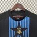 2024 Argentina pre-match uniform Black Blue Jersey Kit short sleeve-6077768