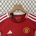 24/25 Kids Manchester United M-U Home Red Kids Jersey Kit short sleeve (Shirt + Short)-3995860