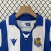 24/25 Kids Real Sociedad Home Blue White Kids Jersey Kit short sleeve (Shirt + Short)-5882420