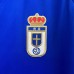 Retro 90/91 Real Oviedo Home Blue Jersey Kit Short Sleeve-3282409