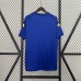 2024 Spain Training Blue White Jersey Kit Short Sleeve-9575407