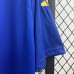 2024 Spain Training Blue White Jersey Kit Short Sleeve-9575407