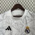 24/25 Real Madrid Pre-match White Jersey Kit Short Sleeve-4992304