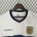 2024 Ecuador Away White Black Jersey Kit Short Sleeve-9531834