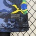 2024 Kids Brazil Special Edition Kids Gray Black Jersey Kit short sleeve (Shirt + Short)-3265573