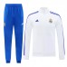 24/25 Real Madrid White Edition Classic Jacket Training Suit (Top+Pant)-913726