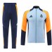 24/25 Real Madrid Gray Orange Edition Classic Jacket Training Suit (Top+Pant)-8130586