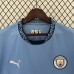 24/25 Manchester City Home Blue Jersey Kit short Sleeve (Shirt Short + Socks)-7659132