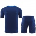 24/25 Juventus Navy Blue Training Jersey Kit short Sleeve (Shirt + Short)-9217058