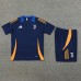 24/25 Juventus Navy Blue Training Jersey Kit short Sleeve (Shirt + Short)-9217058