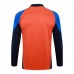 24/25 Juventus Orange Blue Edition Classic Jacket Training Suit (Top+Pant)-9967240