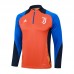 24/25 Juventus Orange Blue Edition Classic Jacket Training Suit (Top+Pant)-9967240