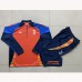 24/25 Kids Juventus Orange Blue Kids Edition Classic Jacket Training Suit (Top+Pant)-3336543