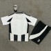 24/25 Kids Juventus Home Kids White Black Jersey Kit short sleeve (Shirt + Short)-4406858