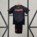 24/25 Kids Benfica Away Black Red Kids Jersey Kit short sleeve (Shirt + Short)-8491929