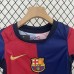 24/25 Kids Barcelona Home Blue Red Kids Jersey Kit short sleeve (Shirt + Short)-5218785