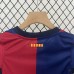 24/25 Kids Barcelona Home Blue Red Kids Jersey Kit short sleeve (Shirt + Short)-5218785