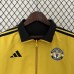 24/25 Manchester United M-U Trench Coat Reversible Yellow Red Windbreaker Long Sleeve-5057843