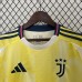 24/25 Juventus Away Yellow White Jersey Kit Short Sleeve-1959815