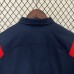 2024 Spain Windbreaker Navy Blue Windbreaker Long Sleeve-8767916